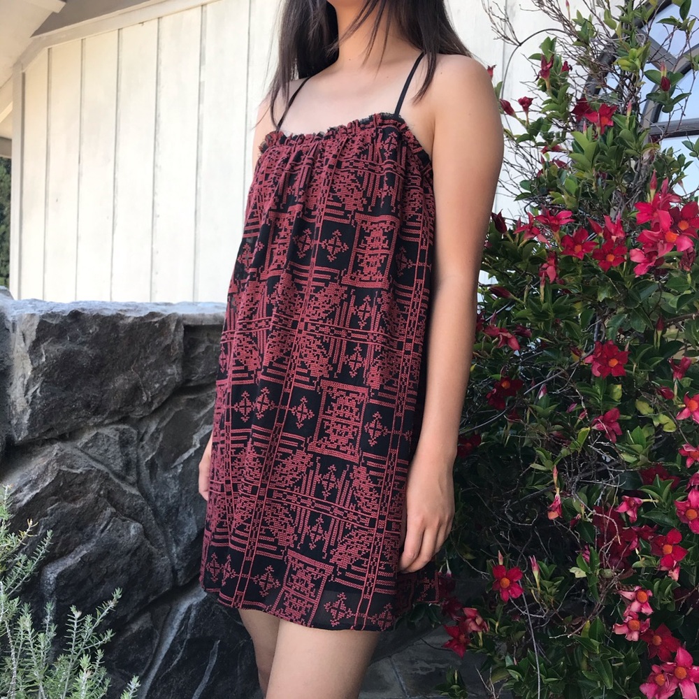 2/$25 NWOT Red Carter Embroidered Calypso Dress